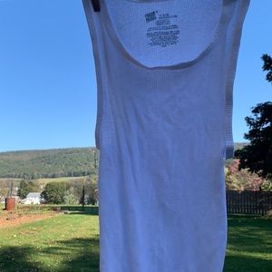 Youths white tank top